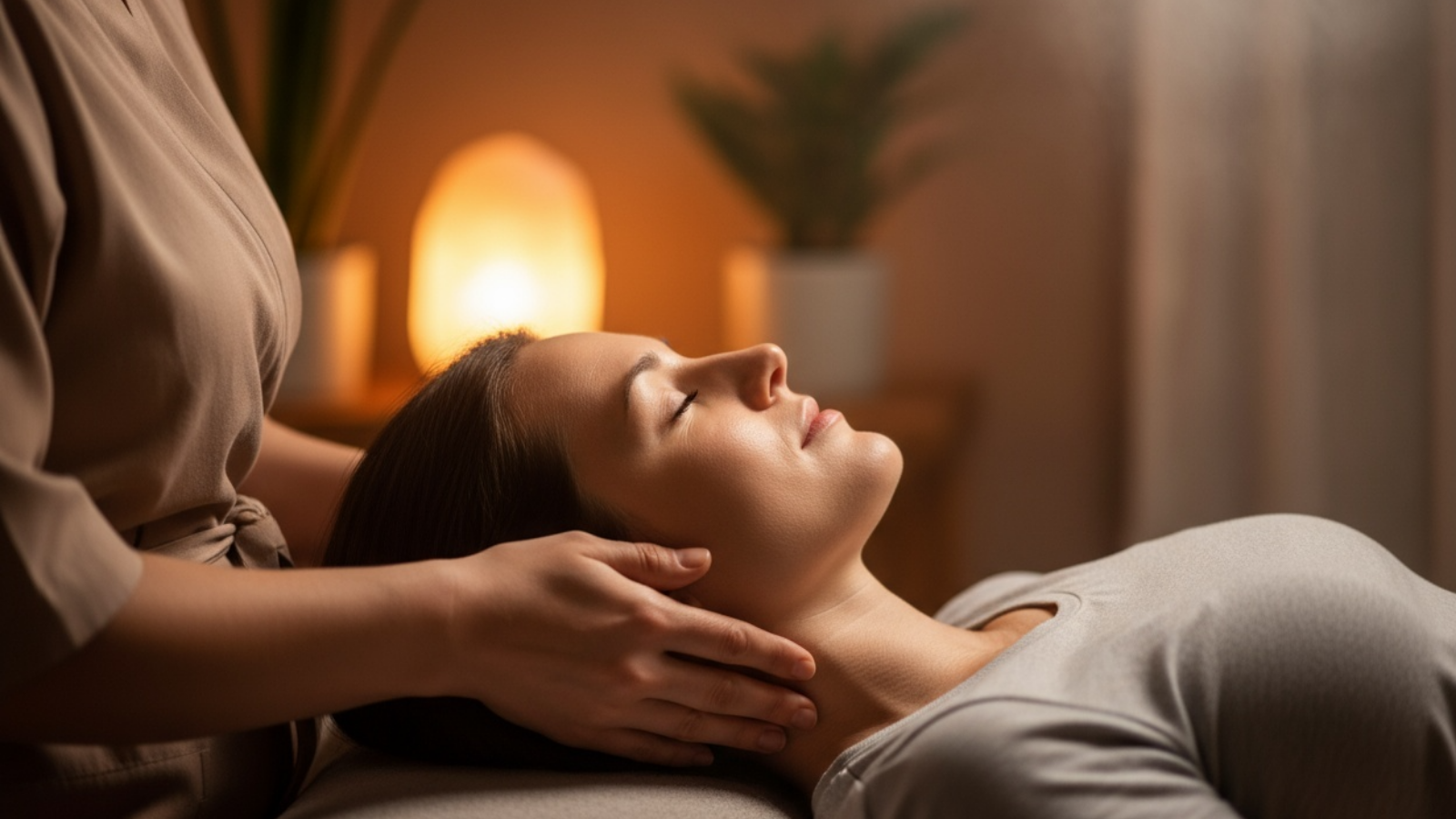 Japanese head spa treatment in a calm private setting